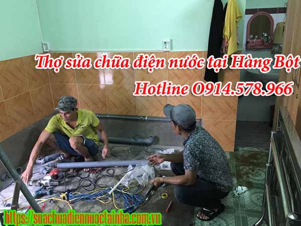 Thợ sửa chữa điện nước tại Hàng Bột