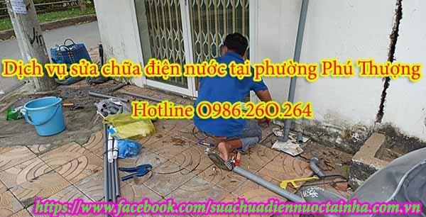 Dịch vụ sửa chữa điện nước tại phường Phú Thượng