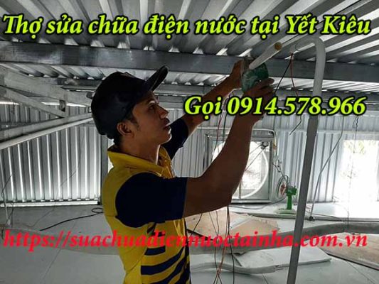 Sửa chữa điện nước tại Yết Kiêu Hà Đông O986.26O.264