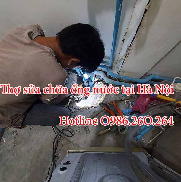 Thợ sửa chữa ống nước âm tường – âm nền tại Hà Nội gọi 0914.578.966