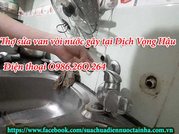 Thợ sửa chữa điện nước tại phường Dịch Vọng Hậu-0914.578.966-Thợ giỏi
