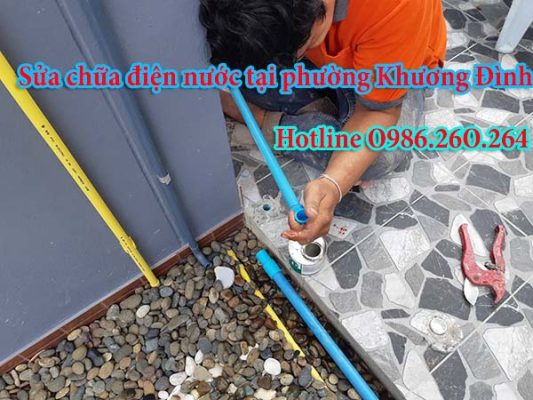 Sửa chữa điện nước tại Khương Đình gọi O986.26O.264 - Thợ Pro