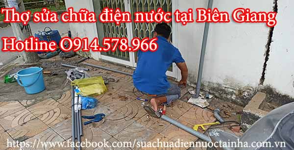 Thợ sửa chữa điện nước tại Biên Giang