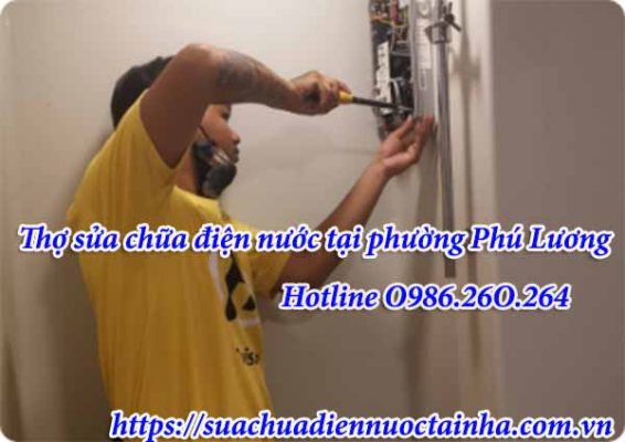 Sửa chữa điện nước tại Phú Lương gọi O986.26O.264 – Thợ Pro