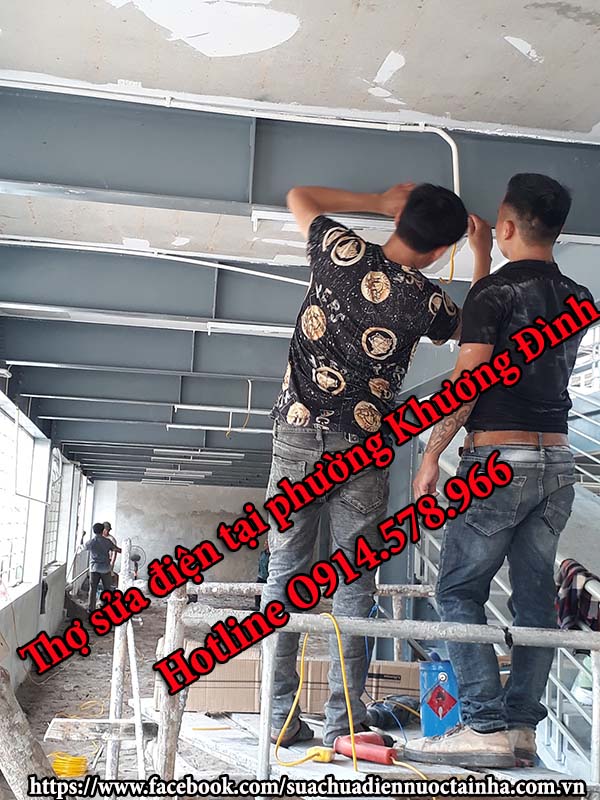 Thợ sửa điện nước ở phường Khương Đình