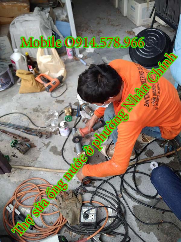 Thợ sửa ống nước ở phường Nhân Chính