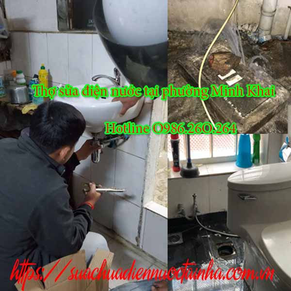 Thợ sửa điện nước tại Minh Khai