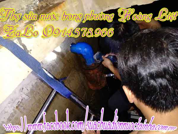 Thợ sửa nước trong phường Hoàng Liệt