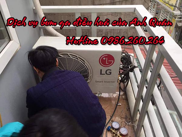 Dịch vụ bơm ga máy lạnh tại quận Thanh Xuân