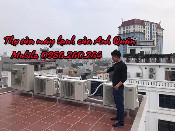 Sửa máy lạnh điều hòa tại quận Ba Đình