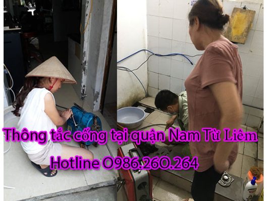 Thông tắc cống tại quận Nam Từ Liêm Hotline O986.26O.264