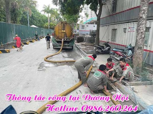 Thông tắc cống tại phường Dương Nội – Gọi Thợ O986.26O.264