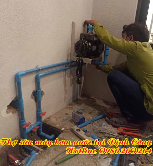 Cửa hàng sửa chữa máy bơm nước tại phường Định Công - Uy tín – Giá rẻ