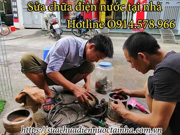 Thợ sửa máy bơm nước ở phường Thổ Quan