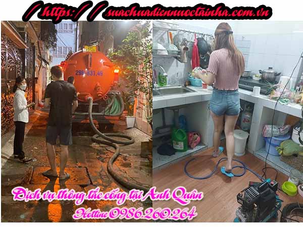 Dịch vụ xe hút bể phốt tại Phú Diễn