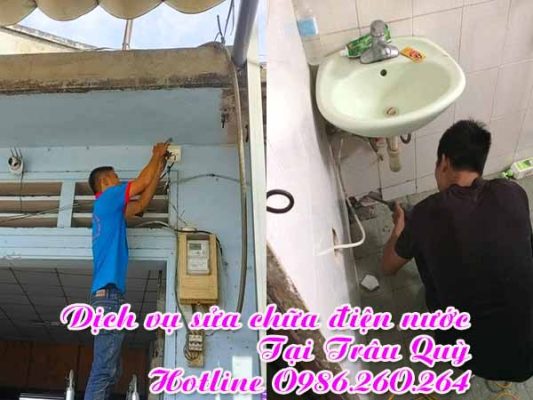 Sửa chữa điện nước tại Trâu Quỳ - Gọi Thợ O986.26O.264