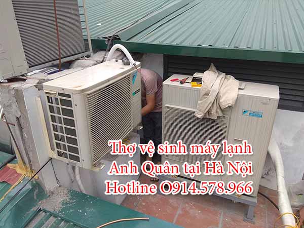 Thợ vệ sinh máy lạnh tại phường Đại Mỗ