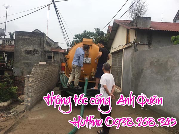 Thông hút bể phốt tại thị trấn Ngô Đồng uy tín, giá rẻ