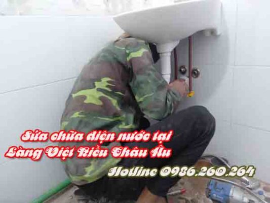 Sửa chữa điện nước tại Làng Việt Kiều Châu Âu – Thợ giỏi số 1