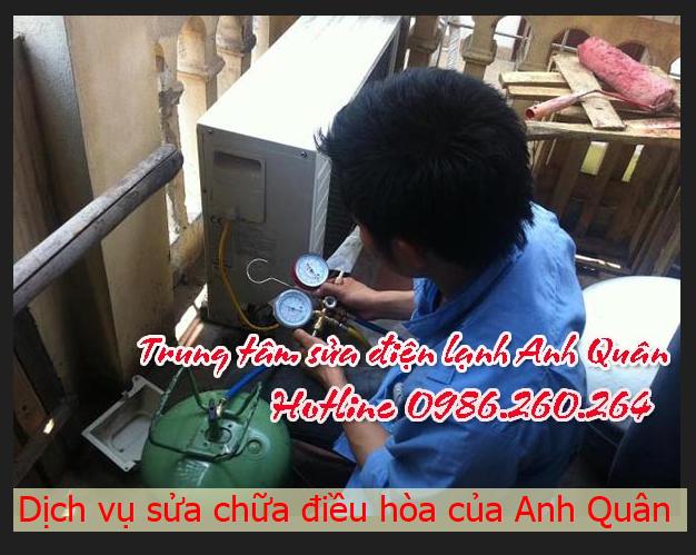 Dịch vụ bơm ga điều hoà tại phường Nghĩa Tân