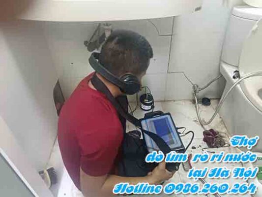 Dịch vụ siêu âm dò tìm rò rỉ nước tại Đống Đa