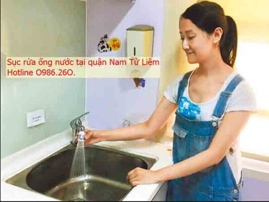 Dịch vụ sục rửa đường ống nước tại quận Nam Từ Liêm - Thợ vệ sinh bể âm chuyên nghiệp