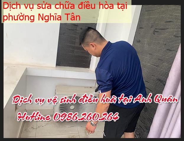 Dịch vụ vệ sinh máy lạnh tại Nghĩa Tân