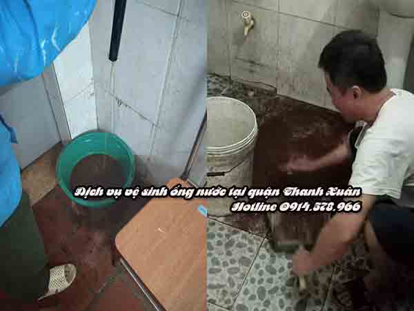 Dịch vụ vệ sinh bể nước âm tại quận Thanh Xuân