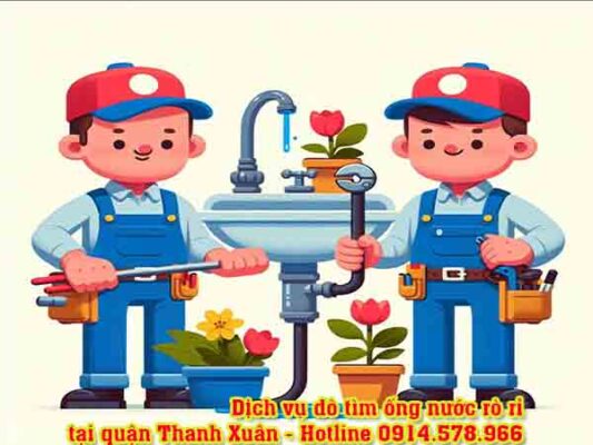 Dịch vụ siêu âm dò tìm đường ống nước rò rỉ tại quận Tây Hồ - Thợ chuyên – Máy dò hiện đại