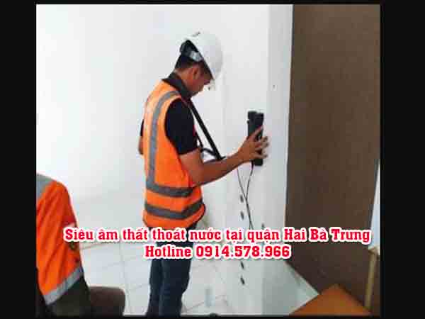 Siêu âm dò tìm ống nước rò rỉ quận Hai Bà Trưng 0914578966