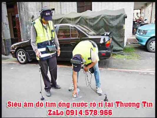 Dịch vụ siêu âm dò tìm đường nước rò rỉ tại huyện Thường Tìn – Thợ xử lý thất thoát nước chuyên nghiệp