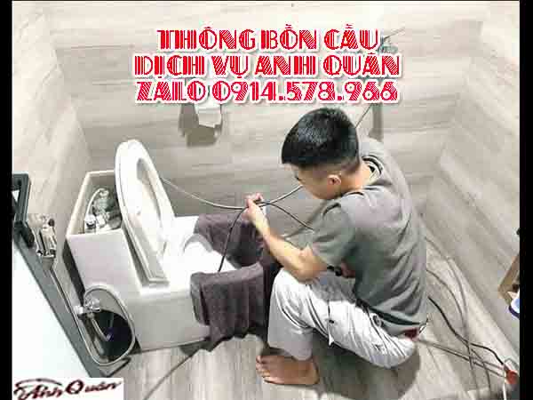 Dịch vụ thông tắc bồn cầu tại Khương Thượng