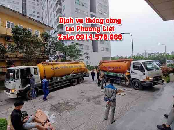 Dịch vụ thông tắc cống tại Phương Liệt