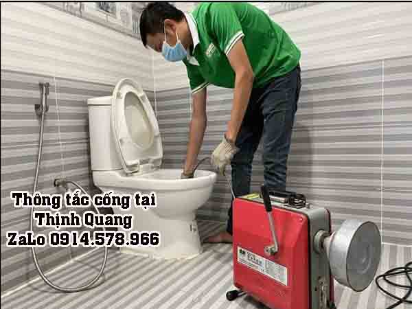 Dịch vụ thông tắc cống tại phường Thịnh Quang