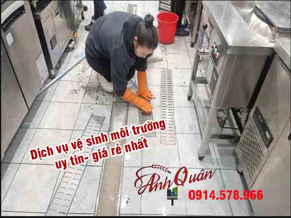 Dịch vụ vệ sinh môi trường Anh Quân