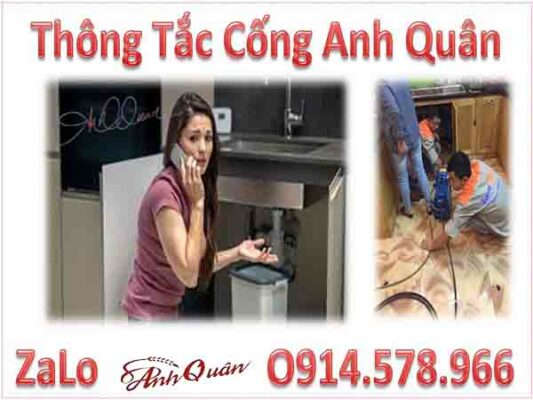 Thông tắc cống tại Đại Kim