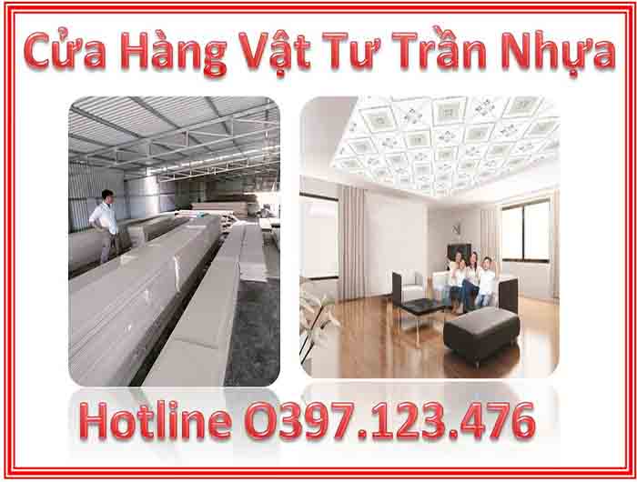 Cửa hàng vật tư trần nhựa tại huyện Giao Thủy