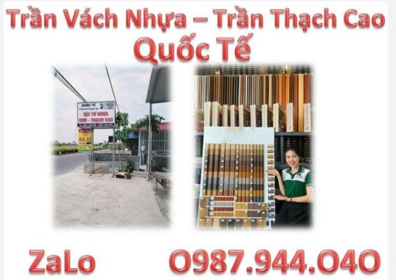 Dịch vụ đóng trần vách nhựa – trần vách thạch cao tại huyện Giao Thuỷ