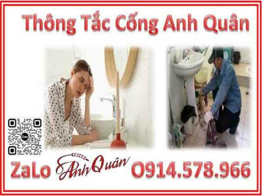 Dịch vụ thông cống phường Ô Chợ Dừa