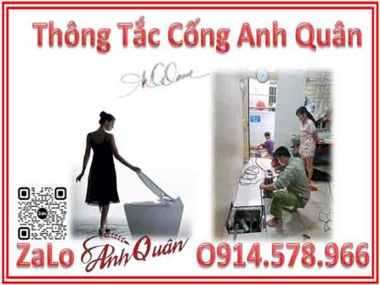 Thông tắc cống tại Kim Liên