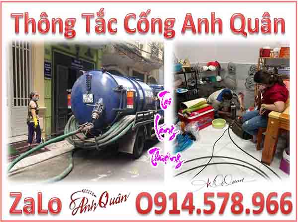 Dịch vụ thông tắc cống tại phường Láng Thượng