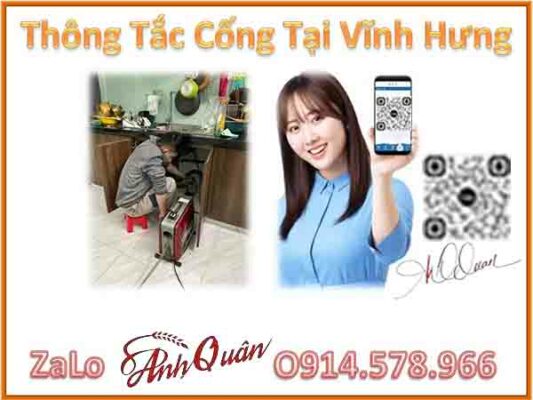 Dịch vụ thông tắc cống tại Vĩnh Hưng