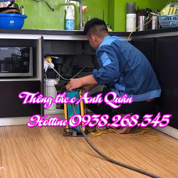 Dịch vụ thông tắc cống tại Đội Cấn