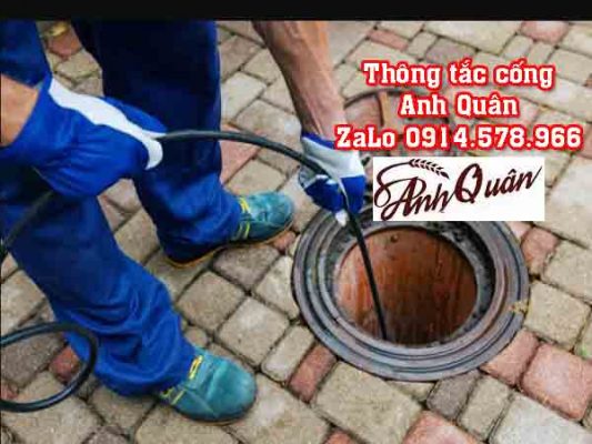 Dịch vụ thông tắc cống tại phường Điện Biên
