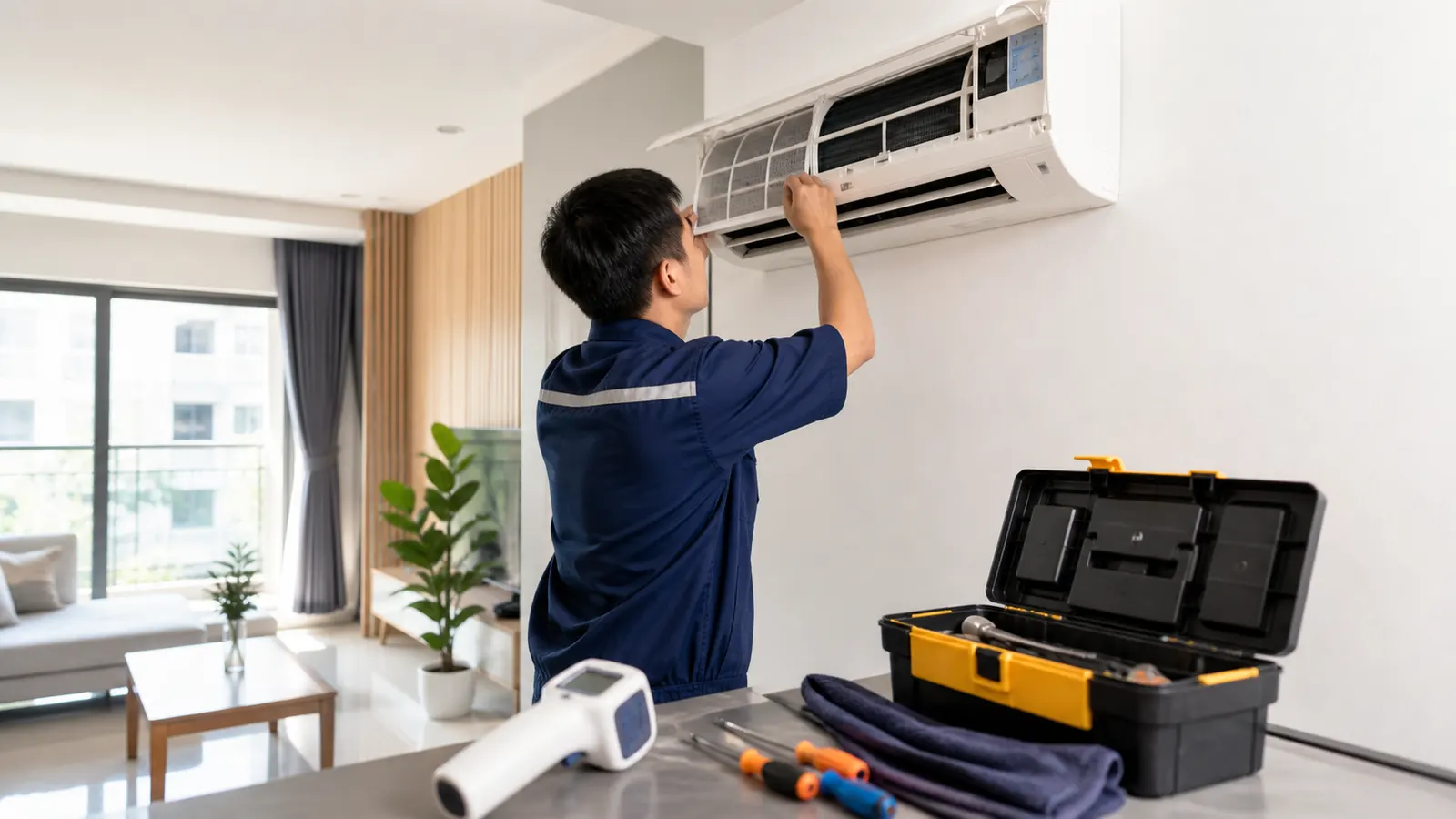 Điều hòa máy lạnh trong nhà cần bảo trì đúng lịch