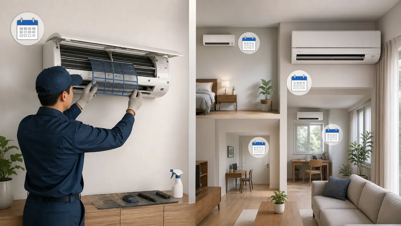 Chọn công suất điều hòa theo diện tích phòng