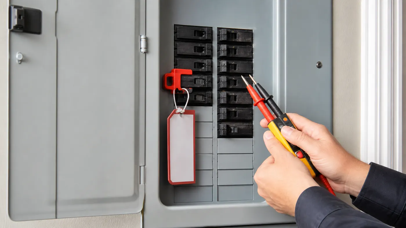 ngắt nguồn an toàn trước khi sửa điện