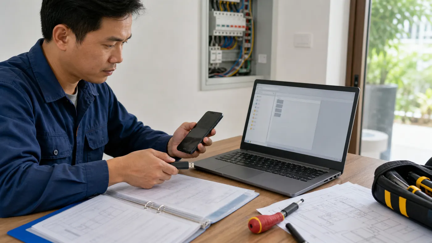 lưu tệp hướng dẫn kỹ thuật sạch và dễ tìm