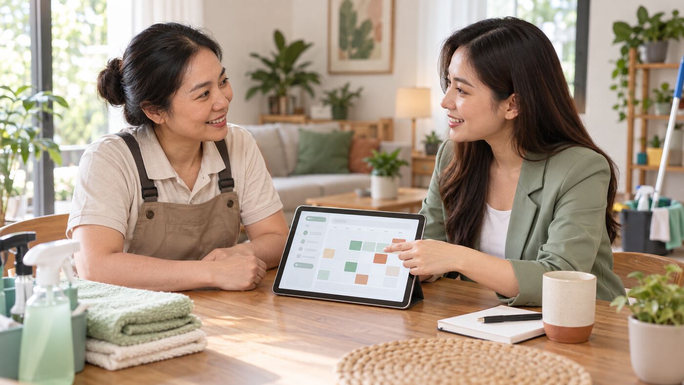 Góc làm việc minh họa chủ đề công ty thiết kế website cho doanh nghiệp dịch vụ