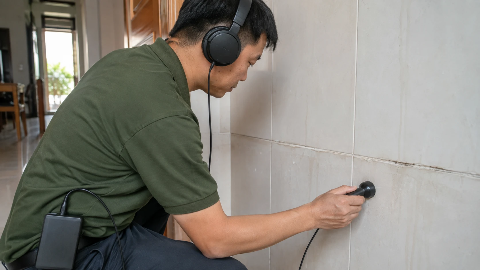 thợ dò rò rỉ âm tường siêu âm
